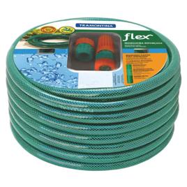 Mangueira Flex para Jardim Tramontina 10m com Esguicho Engate Rosqueado