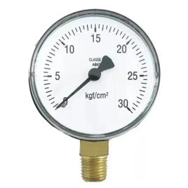 Manômetro Relógio Medidor De Pressão Ac 30 Kg Bar