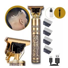 Máquina De Cortar Cabelo Barba Dragão Buda Profissional Aparador