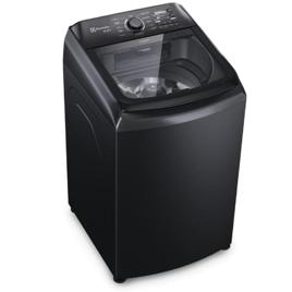 Máquina de Lavar Electrolux 14,5kg Preta Efficient Cesto Inox Jet&Clean e Filtro Fiapos 127v LEP15