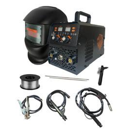 Máquina De Solda Mig 140a Sem Gás 3 Em 1 Bivolt C/ Máscara de Solda
