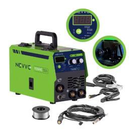 Máquina Inversora de Solda Mig Sem Gás Bivolt 3 Em 1 Mma Tig Nevvo + Arame
