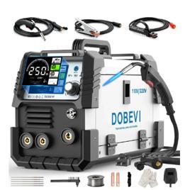Máquina De Solda Sem Gás Bivolt Mma+mig+tig 3 Em 1 C/lcd Dobevi