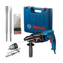 Martelete Furadeira Sds Gbh 2-24d 820w + Maleta Bosch Cor Azul