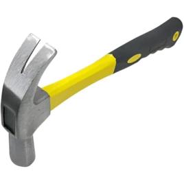 Martelo De Unha 27 Mm Cabo Longo Emborrachado 270G Aço Especial Polido