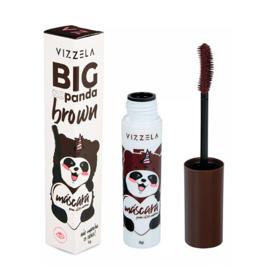 Máscara De Cílios Big No Panda Brown Vizzela Cor Marrom