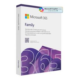 Microsoft Office 365 Family 2024 - Licença 12 Meses Físico