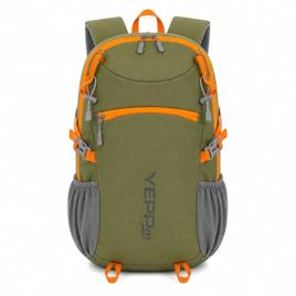 Mochila academia camping trilha com apito acolchoada Unissex 24 Litros Acolchoada (Verde)