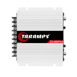 Modulo Taramps Ts400x4 Potencia De 400watts 2 Ohms Amplificador 400rms T400 4 Canais Som Automotivo 2 Ohms Rca Ts 400x4 Crossover