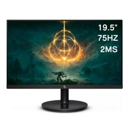 Monitor 19.5 Led 3green 75hz Hd Gamer 2ms Hdmi E Vga Vesa Cor Preto Bivolt