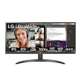 Monitor LG UltraWide - Tela IPS de 29", 21:9, HDR10, sRGB 99%, 100Hz, Preto- 29WQ500B