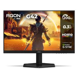 Monitor Gamer AOC AGON G42 24" 200Hz 0,3ms IPS HDR10 NVIDIA G-Sync 24G42HE