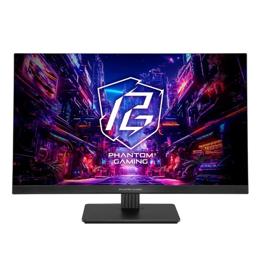 Monitor Gamer ASRock Phantom 27", FHD, 180Hz, 1ms, IPS, FreeSync Premium, HDR 400, DisplayPort e HDMI, Preto