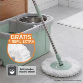 Mop Giratório Remova Sujeira Balde 12l