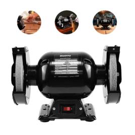 Moto Esmeril 6 Pol De Bancada Profissional 360w 1/2hp Bivolt Preto