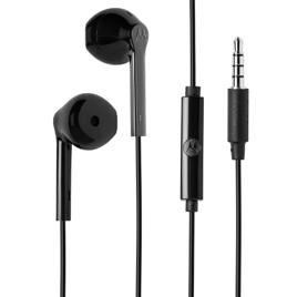 Motorola, Fone de Ouvido com Microfone, Intra Auricular, Preto