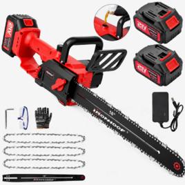 Motosserra Eletrica Brushless 16 Pol Portátil Com 2 Bateria
