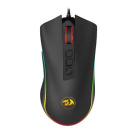 Mouse Gamer M711 Cobra Chroma Redragon V2 Com fio Para Jogos 12.400 DPI Com Led RGB Preto