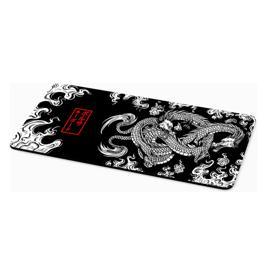 Mouse Pad Gamer Deskpad Dragão Preto 60x30 cm, Antiderrapante e de Borracha Speed