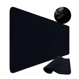 Mouse Pad Gamer 90x40 Escritório Alta Qualidade Preto Liso Isoprene