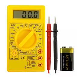 Multimetro Digital Profissional Cabo Multi Teste Portátil