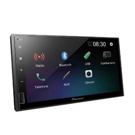 Multimídia Pioneer Dmh-145br 7' Pol Usb Espelhamento Android Preto