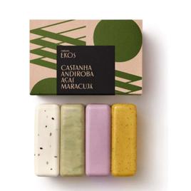 Natura Sabonete Em Barra Cremoso E Esfoliante Ekos - 4x100g