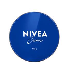 NIVEA Creme Hidratante Lata 145g, Hidratação Profunda 24h, Corporal, Multibenefícios, Todas as Peles