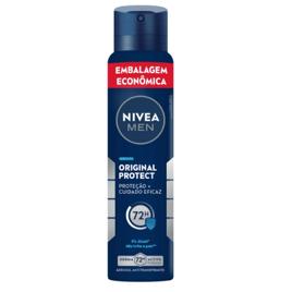 NIVEA MEN Desodorante Antitranspirante Aerossol Origin Protect 200ml, Proteção 72h, Frescor Duradouro, Controle do Suor e Odor