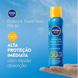 NIVEA SUN Protetor Solar Spray Protect & Toque Seco FPS 50 200ml