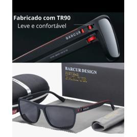 Óculos De Sol Masculino Polarizado Proteção Uv400 Original
