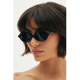 Óculos De Sol Uv400 Oval Feminino Saint Germain Siena Preto Oval