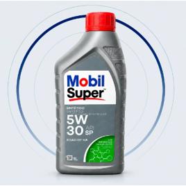 Óleo Lubrificante Mobil Super 5W30 Sintético API SP Para Motores Flex Gasolina Etanol e GNV Original