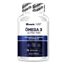 Ômega 3 Ultra 1100 Óleo De Peixe 75 Softgel Growth Sem Sabor