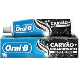 Oral-B Pasta de Dente Carvão com Bicarbonato 70g 1 Unidade