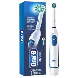 Oral-B Power, Escova de Dentes Elétrica, Remove mais Placa que uma Escova Manual, cor Branca