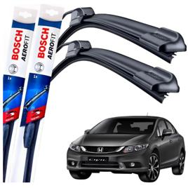 Palheta Limpador Parabrisa Bosch Aerofit Dianteiro Original Civic 2012 A 2016