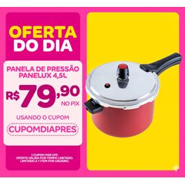Panela de Pressão Panelux 4,5L Cereja Fechamento Externo Magnific