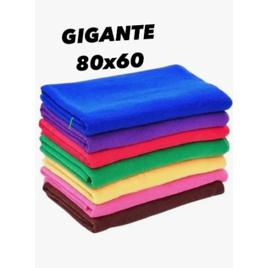 Panos Chão Microfibra Gigante Kit 6 Un 80x60cm Frete Grátis