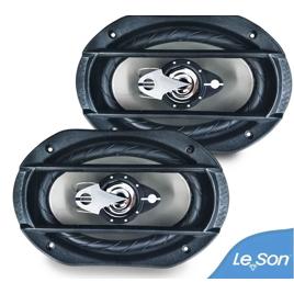 Par De Alto-falante 6x9 Triaxial 200w 4 Ohms Leson Automotivo