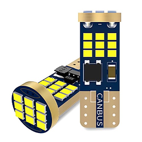 Par Lâmpada Pingo T10 W5w 27 Chip Led Canbus 6000k Branco