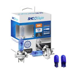 Par Lâmpadas Super Brancas Para Farol H4 8500k + Brinde W5w