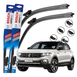 Par Palheta Limpador Parabrisa Original Bosch Multiclip (VW T-CROSS 2019 A 2024)