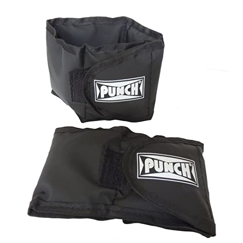 Par Tornozeleira Caneleira Punch de peso 3,0 Kg Punch Unissex 3 kg Preto