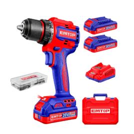 Parafusadeira E Furadeira Sem Fio Brushless 50nm 20v 2x 2ah
