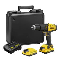 Parafusadeira Furadeira De Impacto Fatmax Scd711d2k Com 2 Baterias 2ah + Carregador Stanley