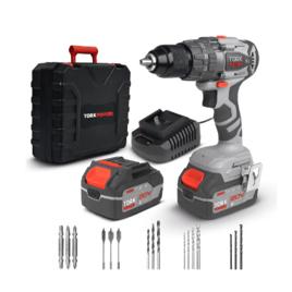 Parafusadeira Furadeira De Impacto Tork 65nm Bateria 8ah 20v