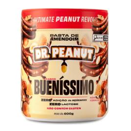 Pasta De Amendoim Com Whey Protein 600g Dr. Peanut Sabor Bueníssimo Sem Glúten