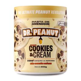 Pasta de Amendoim Dr. Peanut Sabor Cookies and cream x 600g