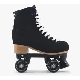 Patins Quad Hd Cherry Tradicional Preto Veludo + Brinde